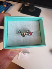 Adjustable Heartbeat ring