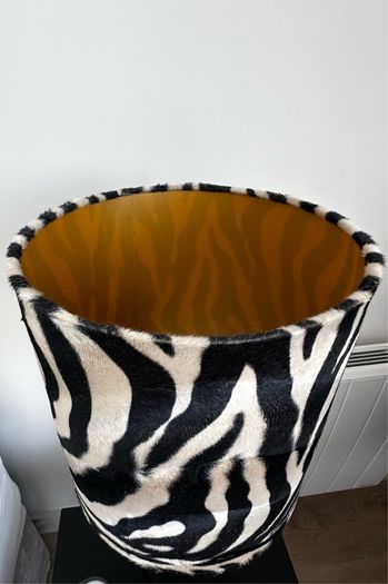 Lamp Zebra Print