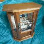 Vintage wooden tabletop jewelry armoire Image 2