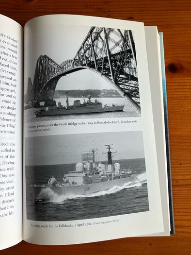 War book: 'Four Weeks In May.The Loss Of HMS Coventry A Captain's Story'