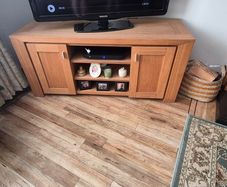Fireplace and TV stand