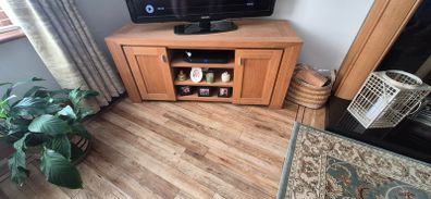 Fireplace and TV stand