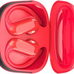 DUSONLAP AI Translator Earbuds, 3-in-1 Real-Time Language Translator, Red