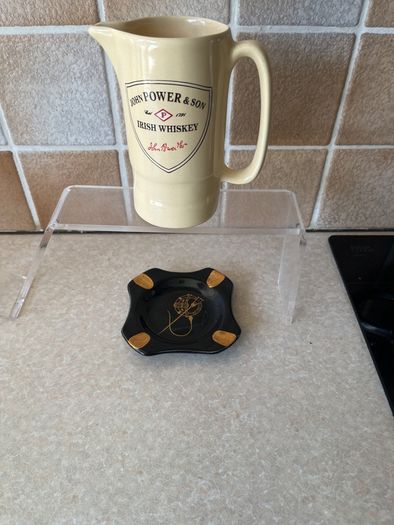 John Power & Son 1960's water jug & Arklow 1960's Gold & Tara Brooch