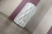 White Geometric Style Vase