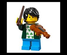 Lego VIOLIN KID Minifigure Lego Series 21 Lego Minifigure