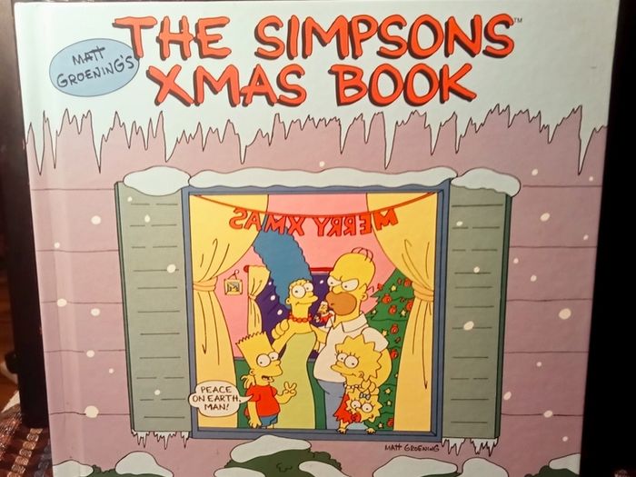 1990. The Simpsons XMAS Book. Matt Groening.