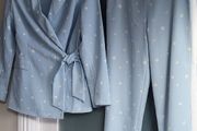 UNIQUE 21 Blue Floral Blazer &amp; Trouser Suit Size 10UK
