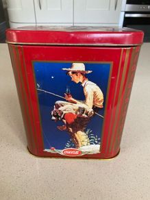Coca Cola  Tin container