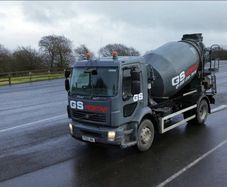 Mini mix concrete delivery 2-axle, restricted access