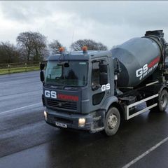 Mini mix concrete delivery 2-axle, restricted access