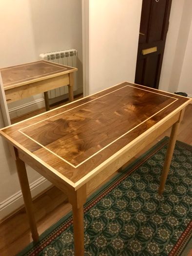Maple & Walnut Table | Handmade in Ireland