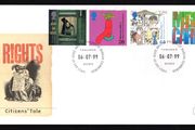 1999 Great Britain Millennium Projects The Citizens' Tale Commemorative Stamps Royal Mail Addressed First Day Cover (FDC)