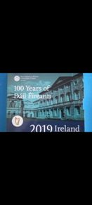 2019 Ireland Official Euro Coin Set BU. 9 Coins.