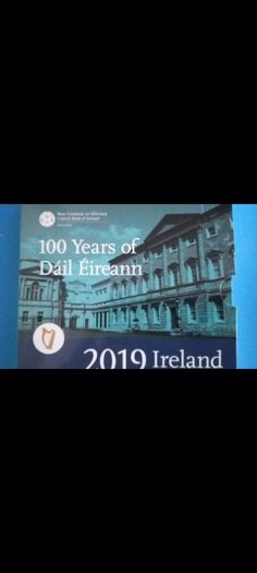 2019 Ireland Official Euro Coin Set BU. 9 Coins.