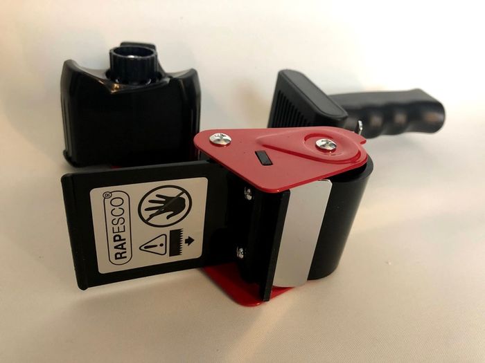 Tape gun dispenser pistol packaging Hand Held heavy duty Rapesco.