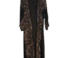 Animal print, rhinestone chiffon Peignoir/Kimono