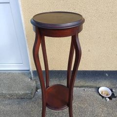 Large Vintage Mahogany Plant Stand