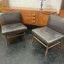 Pair of mid century style lounge chairs Image 4