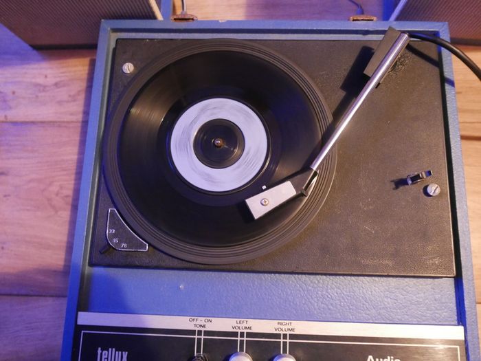 Tellux Audic Three vintage record player