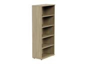 Open Bookcase (1850mm) - 5 Levels - Urban Oak