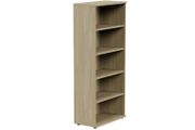 Open Bookcase (1850mm) - 5 Levels - Urban Oak