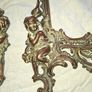Beautiful Pair of Antique Art Nouveau Beatrice Bronzed Photo Frames Cherub Postage Available or Collection Image 10