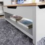 Grey lift top coffee table Image 3