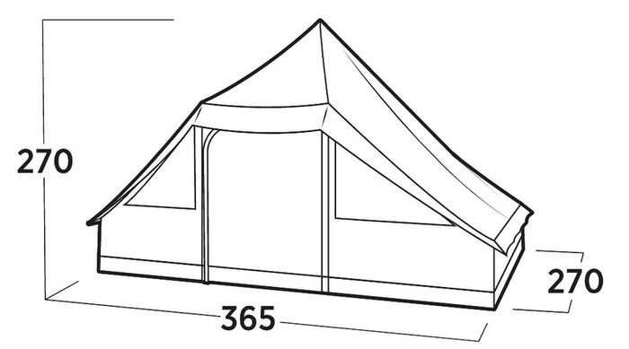 Easy Camp Orsa Cabin Bell Tent 8 Person New