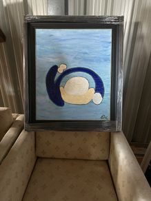 framed painting