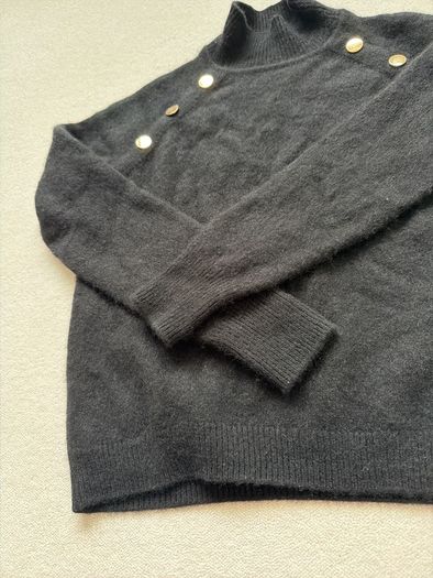 From Future black cashmere jumper size M