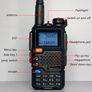 Quansheng Quansheng UV-5R PLUS Walkie Talkie 5W Air Band Radio Charge UHF VHF DTMF FM Scrambler NOAA Wireless Frequency Two Way CB Radio Image 6