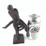 Mid century bronze figurine of gymnasts training Image 7