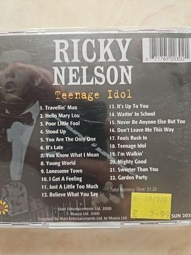 Ricky Nelson CD - Teenage Idol