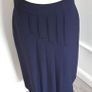Lovely New Benetton Skirt Navy Size 10 Image 6