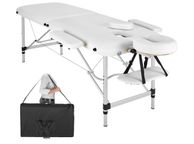 main image for ad Mobile Aluminium Massage Table 2 Zones Height-Adjustable Including High-Quality Aluminium Headrest and Bag Various Colours.