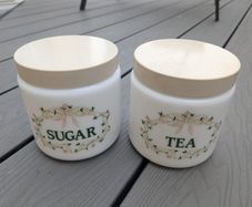 Vintage Tea and Sugar Jars