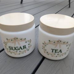 Vintage Tea and Sugar Jars