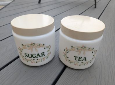 Vintage Tea and Sugar Jars