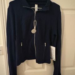Lululemon Define Cropped Jacket navy (US 12)