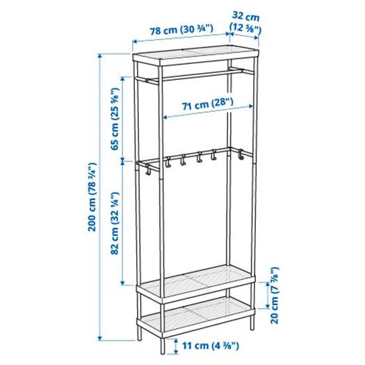 ikea mackapar coat rack
