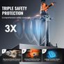 Core Drill Machine 2.03-18 cm Dia 2600W Handheld and Stand Core Drill Rig Image 3