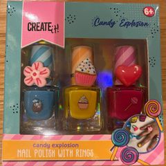 Create It - Nail Polish With Rings - Candy Explosion
