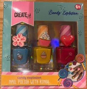 Create It - Nail Polish With Rings - Candy Explosion