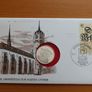 Martin Luther Silver Proof 1983 in East Germany DDR stamp cover. Image 2