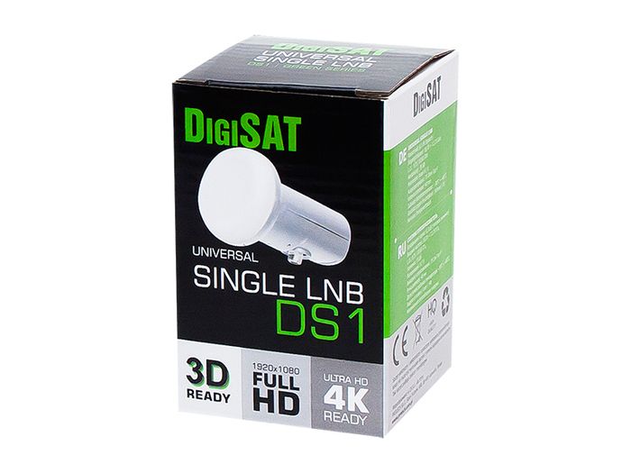 New Universal TV Sat DigiSAT DS1 LNB Satellite Single 4K Ultra HD Converter #964