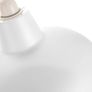 Retro Designed Matt White Curved Metal Ceiling Pendant Light Shade | 60w Maximum | 29cm Diameter (FREE POSTAGE) Image 6