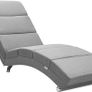 Relaxing Lounger London Living Room Ergonomic 186 x 55 cm Modern Recliner Chair Image 3