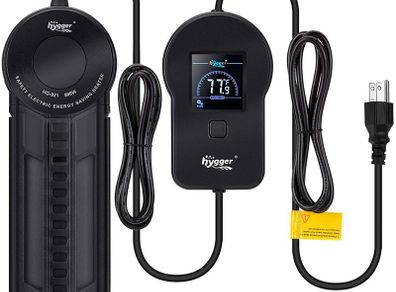 800W Aquarium Heater, Submersible Fish Tank Water Heater with External Color LED Digital Temperature Controller
