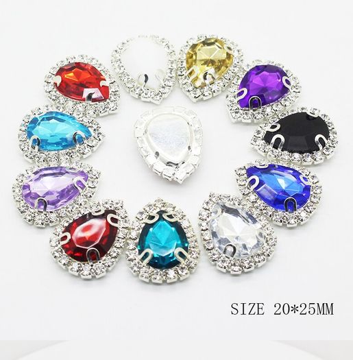 Crystal Button Embellishments